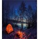 thumbnail image 3 of Juegos de Fundas Nórdicas, Tienda de Invierno Campamento de Noche Naturaleza Exploración Senderismo, 3 of 3