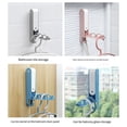 thumbnail image 3 of Gancho autoadhesivo montado en la pared, ganchos colgantes traseros de puerta plegables, colgador multiusos, soporte para armarios, accesorio de Almacenamiento y organización del hogar Negro Toystoory HA065032-02B, 3 of 6