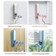thumbnail image 3 of Gancho autoadhesivo montado en la pared, ganchos colgantes traseros de puerta plegables, colgador multiusos, soporte para armarios, accesorio de Almacenamiento y organización del hogar Negro Billuyoard HA065032-02B, 3 of 6
