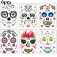 thumbnail image 1 of Tattoo Sticker Waterproof Fake Tattoo Face Tattoo Temporary Tattoo for Halloween, 1 of 9