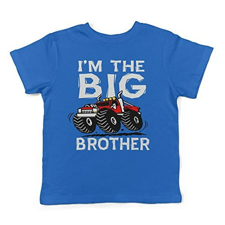 Big Brother Monster Truck Toddler & Youth Tee Shirt (4T) - Walmart.com