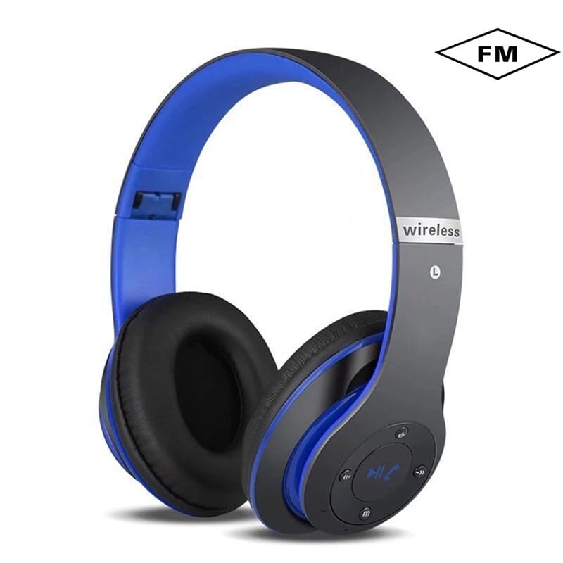 Wireless Bluetooth Headset with Microphone [Subwoofer Headphones