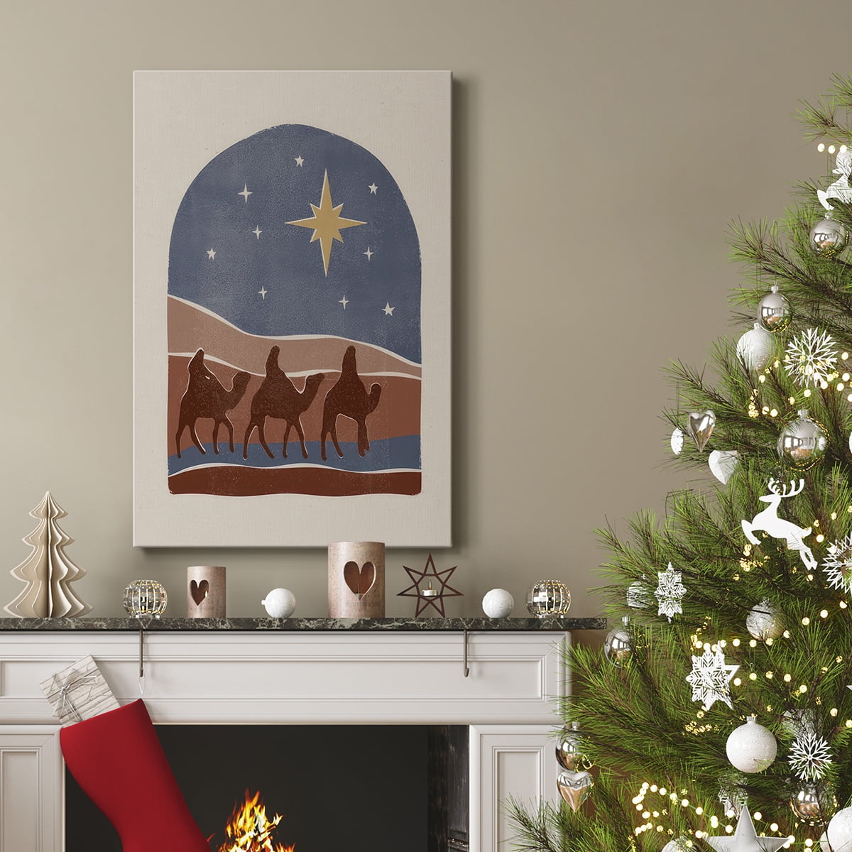 Boho Nativity II- Gallery Wrapped Canvas