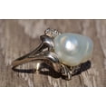 thumbnail image 3 of Antique Filigree Pearl and Diamond Ring in Palladium and 14 Karat, 3 of 4