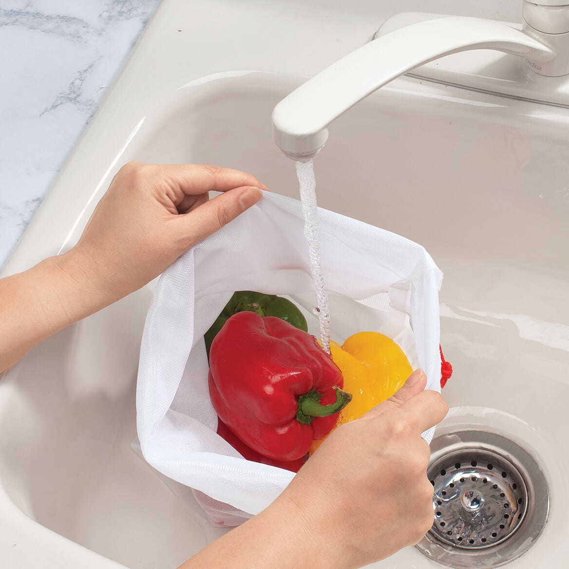 Mesh Produce Bags, Set of 15