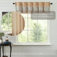 thumbnail image 5 of VHC Brands Kaila Country Cottage Ruffled Gold Ticking Stripe Curtain Valance 16x60, 5 of 5