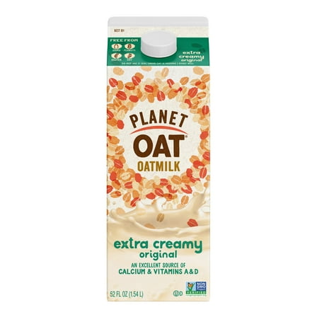 Planet Oat Extra Creamy Original Oat Milk, 52 oz