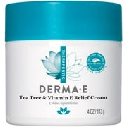Derma E Skinbiotics SOS Cream Tea Tree & Oregano 4 oz Pack of 4