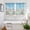 Blue, variant on Summer Nautical Kitchen Curtains Window Panels, Coastal Beach Starfish Coral Shell Blue Insulated Window Treatment Curtain, Grommet Curtains for Bedroom/Living Room/Bathroom, 2 Piece 27.5"Wx39"L