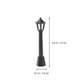 thumbnail image 2 of 12pcs Plastic Post Lamp Microscopic Model Streetlight Miniature Landscape Lamp, 2 of 9