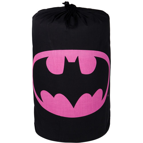 Kids Batman Sleeping Bag Pink Emblem Machine Washable Sleepover eBay