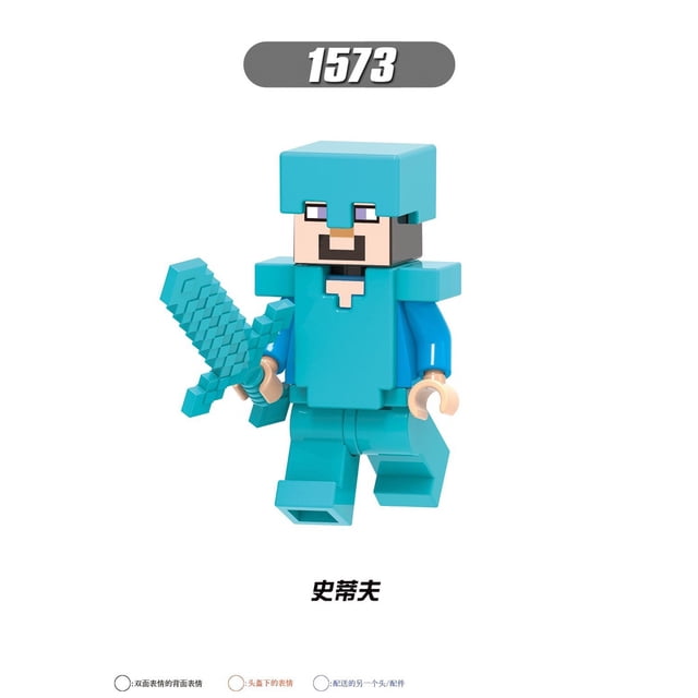 Minecraft Series My World MC Lego Minifiguras Bloques De Construcción Figuras Juguete