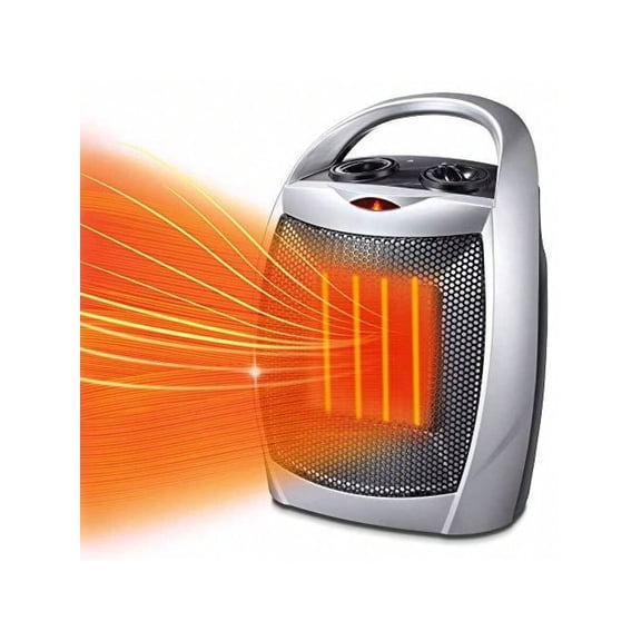 Ceramic Space Heater 1500W, Portable with Adjustable Thermostat for Office & Bedroom - Perfect Gift For 2026.