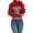 ZF Red, variant on Women's Fashion Fringe Spring and Autumn Winter Batsleeve Sweater Pullover Striped Cape Sweater Shawl