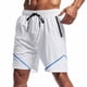 thumbnail image 3 of Pantalones Elásticos de la Cintura de los Hombres de Color Sólido Moda Casual con Bolsillos Encaje de la Cintura Pantalones Cortos, Pantalones Cómodos para Diarios, 3 of 8