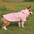 thumbnail image 5 of ORMARKET_Pet Dog Raincoat Hooded - Adjustable Waterproof Dog Rain Jacket Lightweight Reflective Dog Rain Coat Pet Slicker for Small Medium Large Dogs(Pink,5XL), 5 of 5