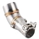 thumbnail image 5 of Tubo de silenciador Ecomeon Reemplazo para R25 R3 20132016 Plata, 5 of 6