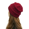 thumbnail image 4 of Herrnalise Winter Knit Beanie Hats For Women Stretchy Warm Slouchy Knitted Thick Skull Caps, 4 of 4