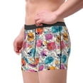thumbnail image 3 of Wukai Skulls and Roses Print Men’s Underwear Breathable Boxer Briefs,&nbsp;Moisture Wicking & Breathable-Medium, 3 of 7