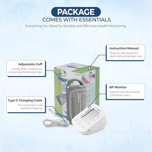 Primacare DS-8007 Automatic Digital Blood Pressure Monitor