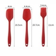 thumbnail image 4 of Spatula Kitchen Utensils - 6 Pieces Silicone Spatula Set Heat Resistant, Cooking Utensils Food Grade Rubber Spatulas for Nonstick Cookware Kitchen Baking, 4 of 5