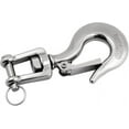 thumbnail image 5 of ABCISI Clevis Slip Hook 304 Stainless Steel with Safety Latch, Swivel Lifting Hoisting Chain Hooks for Rigging Crane Towing Winch Wrecker ATV Trailer 3/8 INCH, 5 of 6