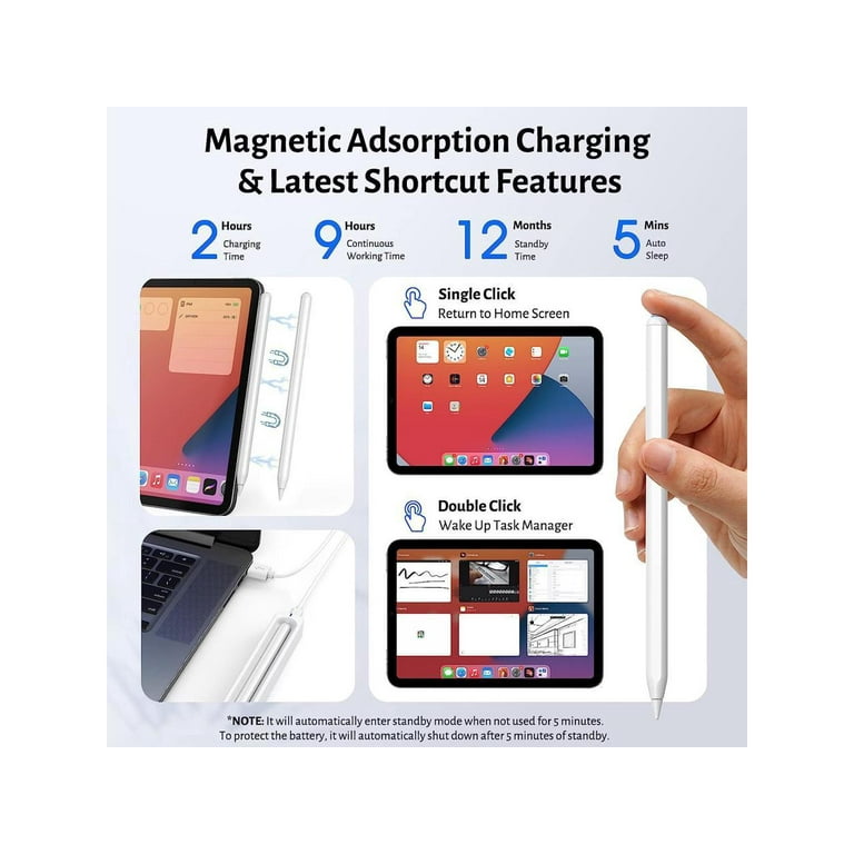 Stylus Pen for iPad with Wireless Charging - Active Apple Stylus Pen for iPad with Wireless Charging - Active Apple