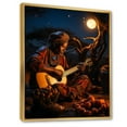 thumbnail image 2 of Designart "The Serenading African Wall art IV" African Floater Framed Canvas Print, 2 of 7