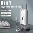 thumbnail image 3 of 8 in 1 Cleaning Kit Computer Keyboard Cleaner Brush Set Earphone Clean Pen For Airpods Pro Earbuds Cleaning Tools Keycap Puller 8 in 1 White, 3 of 6
