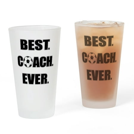 CafePress - Best. Coach. Ever. Black - Pint Glass, Drinking Glass, 16 oz.