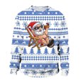 thumbnail image 1 of toraway Chandail en Molleton Homme Shorts Automne et Hiver Tendance Décontractée Imprimé de Noël Chandail Col Rond Chandail à Capuchon L, 1 of 4