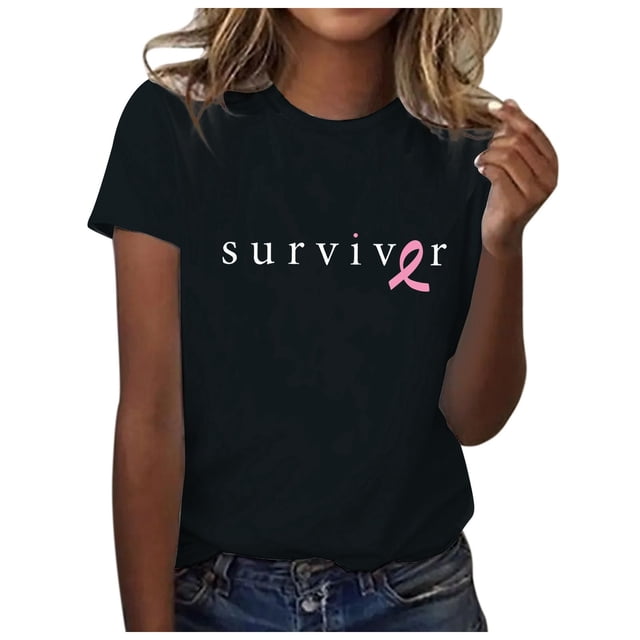 TSADFHJI Hauts d'Été Boho pour Femmes T-Shirt Décontracté Mode Imprimé Ruban Promotionnel International Manches Courtes Col Rond S Noir