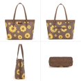 thumbnail image 4 of Bolsa Montana West Wrangler con estampado floral y girasol, color caqui, 42 x 11 x 26 cm, 4 of 5
