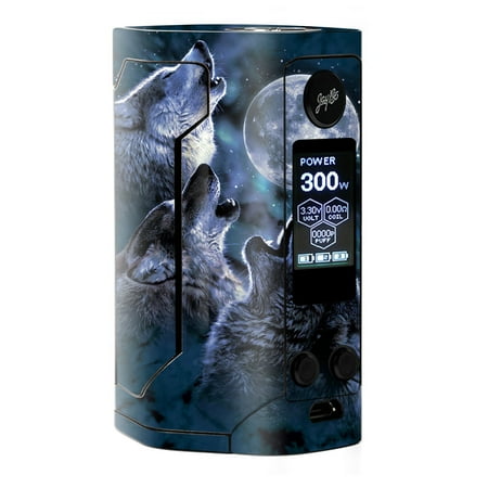 Housing 3 Light Trim - Skins Decals For Wismec Reuleaux Rx Gen 3 Vape / Howling Wolves At Moon