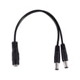 thumbnail image 2 of 5.5x2.1mm 1 to 2 M/F DC Power Splitter Cable for Security CCTV Camera, 2 of 8