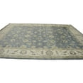 thumbnail image 6 of Slate Grey Floral 12X16 Oushak Chobi Oriental Rug, 6 of 11