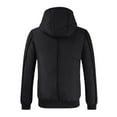 thumbnail image 4 of Herrnalise Men's Fashion Casual Warm Thickened Down Jacket Large Coat Long Sleeve Hooded Pocket Zipper Down Jacket Coat Black, 4 of 4