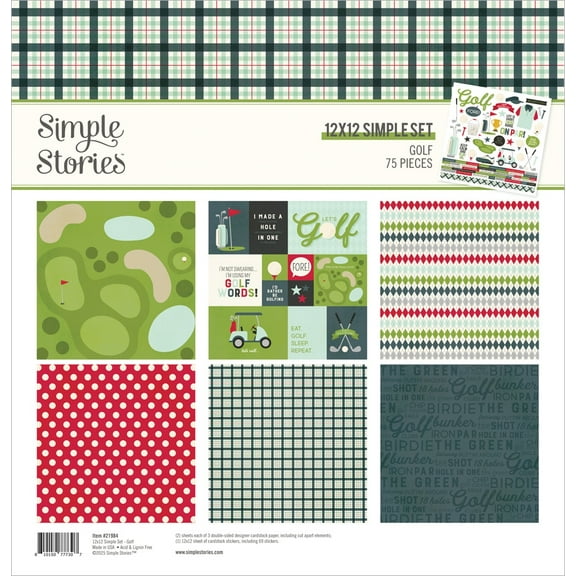 Simple Stories 12x12 Golf Collection Kit