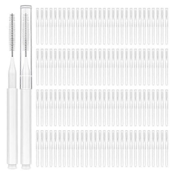 120pcs Interdental Brushes, Braces Brush Cleaner for Teeth Cleaning Tools Spiral Dental Brush for Efficient Oral Care B