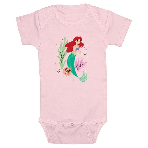 Infant's The Little Mermaid Thinking Ariel  Bodysuit