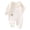Beige, variant on Ulanda Baby Coming Home Outfit Boy Girl Cotton Long Sleeve Romper Jumpsuit Plain One-Piece Clothes (Blue, 3-6 Months)