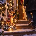 thumbnail image 7 of 11.81 Inch Solar Christmas Step Lights, Outdoor Christmas Decorations with Projection, Reindeer Nativity Holy Family Glow Christmas Decor for Porch, & Front Step, 7 of 7