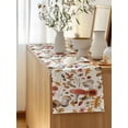 thumbnail image 5 of Table Runner 90 Inches Long for Kitchen Dining, Red Mushrooms Dresser Scarf Farmhouse, Dining Table Decorations for Wedding/Parties, Elegant Pastoral Botanical Watercolor 13 x 90 In, 5 of 8