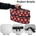 thumbnail image 5 of HELLHERO Steamer Storage Bag Compatible with Most Iron Red Snowflak Steam Iron Carrying Case, Bag Only, 5 of 6