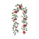 thumbnail image 2 of xihome Guirnalda de ratn de plstico flexible de 1,8 metros con bayas rojas para decoracin de fiestas, rboles de Navidad y festivales, 2 of 6