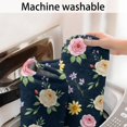 thumbnail image 5 of Pioneer Flower Floral Print Pattern Bathroom Rugs Mat, Non Slip Microfiber Bathroom Rug with Rubber Backing, Soft Mats for Bathroom Floor Tub Shower, 17"x47", 5 of 5
