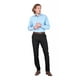 thumbnail image 2 of Pantalon De Vestir Yale Hombre Gris Poliester 10072 1768, 2 of 8
