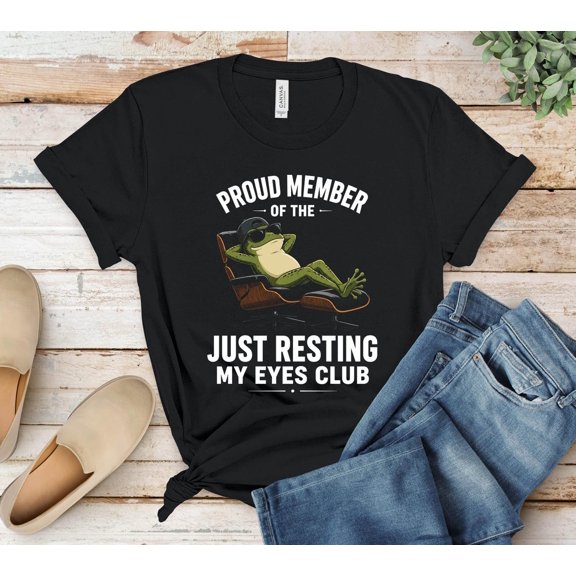 Cute Frog Graphic T-Shirt Size S-5XL