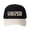 Khaki-Black, variant on GODSPEED Letter Embroidered Color Block Trucker Hat Unisex Adjustable Cotton Breathable Fashion Cap for Travel Daily Wear