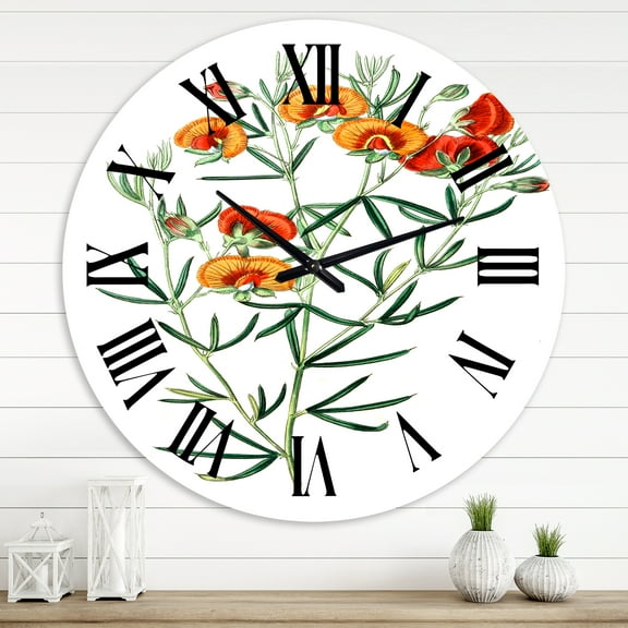 Designart 1 in Quartz Traditional Wall Clock